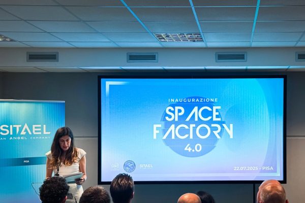 Inauguration Space Factory SITAEL Pisa - Chiara Pertosa CEO SITAEL